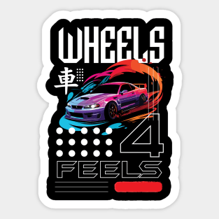 Wheels for feel Sticker